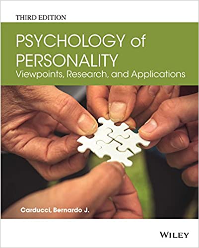 Psychology of Personality: Viewpoints, Research, and Applications (3rd Edition) [2015] - Original PDF